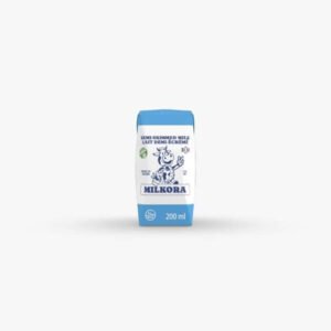 3D - bouteilles - 3D - 1L MILKORA DEMI ECREME